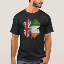 British Irish Shamrock Reino Unido Irlanda Flag