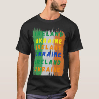 Camiseta British Irish Shamrock Ucrânia - Rua da Irlanda