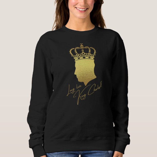 Camiseta British King Long Live The King God Save The King  (Frente)