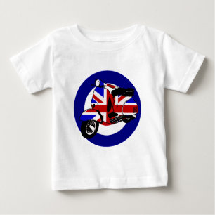 Camiseta British mod scooter on target