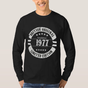 Camiseta British Original 1977, edição limitada!