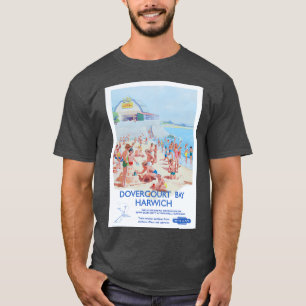 Camiseta British Rail Harwich e Dovercourt 1960
