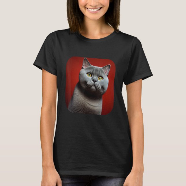 Camiseta British Shorthair Cat 4 (Frente)
