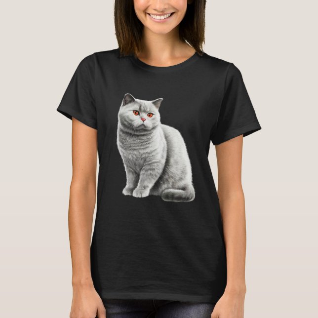 Camiseta British Shorthair Cat Cat (Frente)