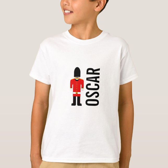 Camiseta British Soldier Customizable Kids Tee (Frente)
