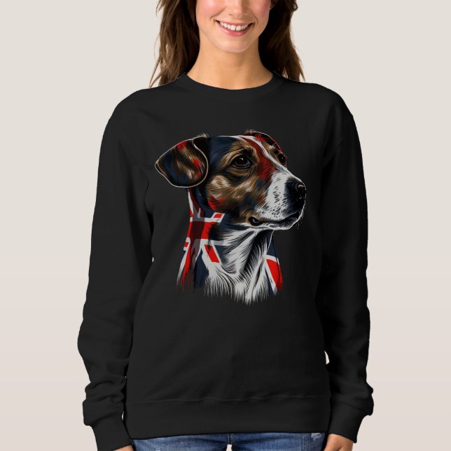 Camiseta British UK Great Britain Jack Russell Terrier (Frente)