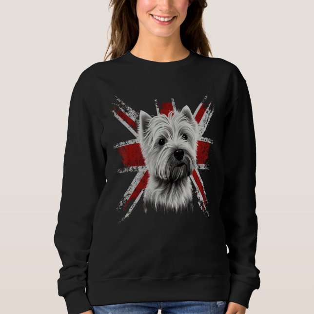 Camiseta British UK Westie Great Britain West Highland Whit (Frente)