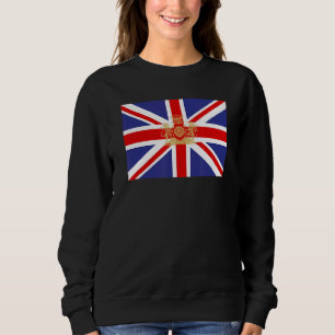 Camiseta British Union Jack Flag Com Royal Crest Uk United