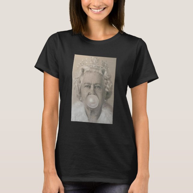 Camiseta British Vintage Queen, Reino Unido (Frente)