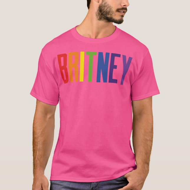 Camiseta Britney Pride Rainbow (Frente)