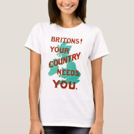 Camiseta Britões! Seu país precisa de você