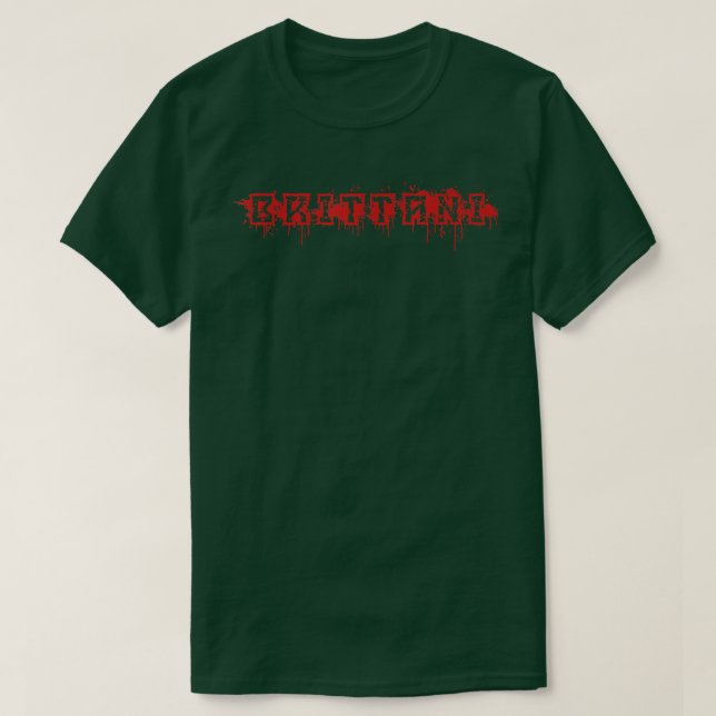 Camiseta Brittani  First Name Halloween Costume Personalize (Frente do Design)