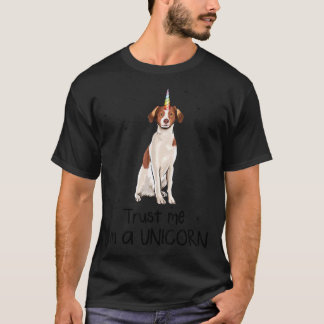 Camiseta Brittany acredita em mim, sou um Cão Unicórnio