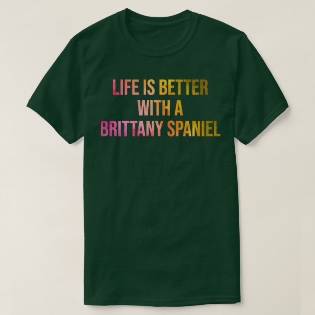 Camiseta Brittany Dogs (Frente do Design)
