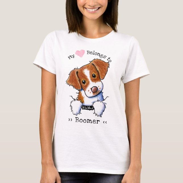 Camiseta Brittany, MEU CORAÇÃO PERTENCE (Frente)