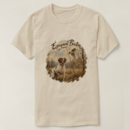 Camiseta Brittany Spaniel e narceja 