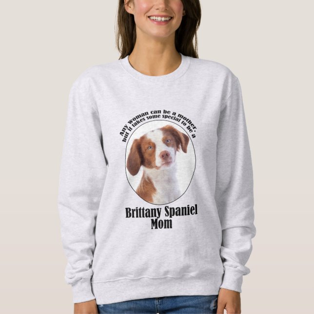 Camiseta Brittany Spaniel Mãe (Frente)