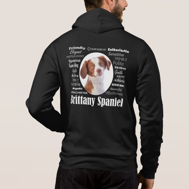 Camiseta Brittany Spaniel Traits (Verso)