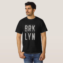 Camiseta BRK LYN Brooklyn Casual de gola redonda