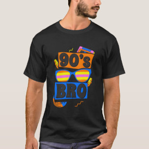 Camiseta Bro 1990, 90, 90, Music Classic Retro Party B