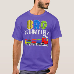 Camiseta Bro Aniversário da Tripulação Ferroviária