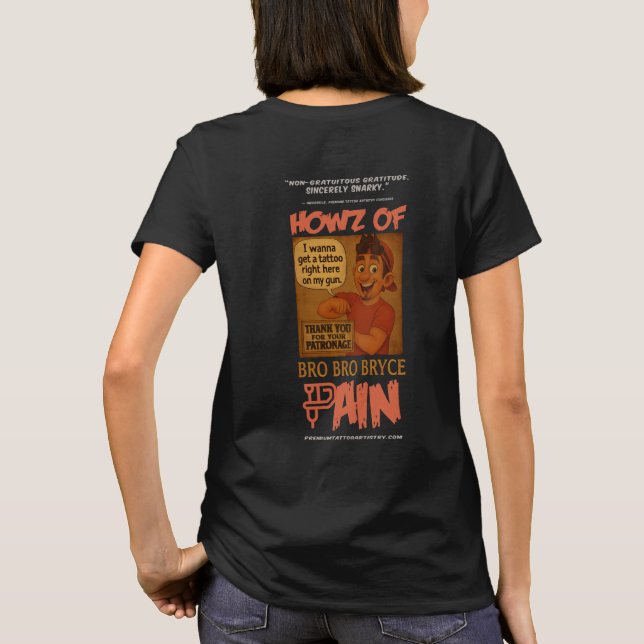 Camiseta Bro Bro Bryce Women’s Tribute Tee – Howz of Pain  (Verso)