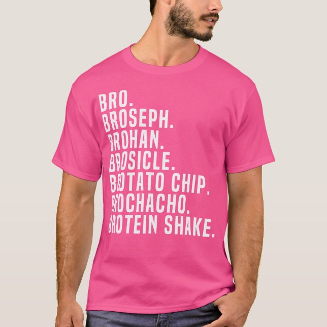 Camiseta Bro Broseph Broham Treino De Academia Levantamento (Frente)