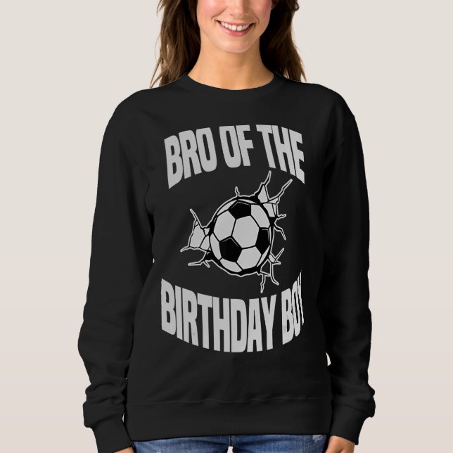 Camiseta Bro Da Festa Do Bday Boy Soccer Team Foo (Frente)