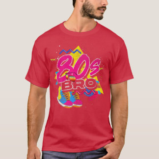 Camiseta Bro Vintage Costume Party 1980 Music Lover Ei