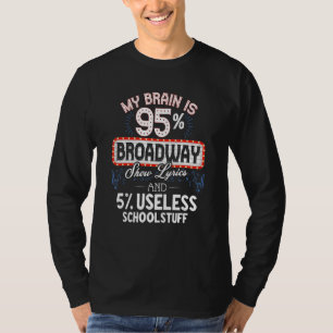 Camiseta Broadway mostra teatro de Broadway na Broadway