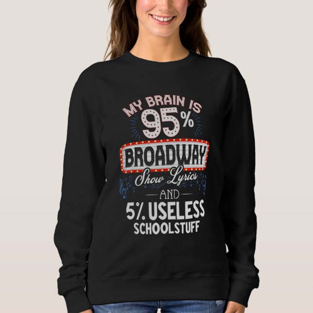 Camiseta Broadway mostra teatro de Broadway na Broadway (Frente)