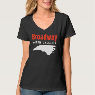 Camiseta Broadway North Carolina Estados Unidos, Viagem