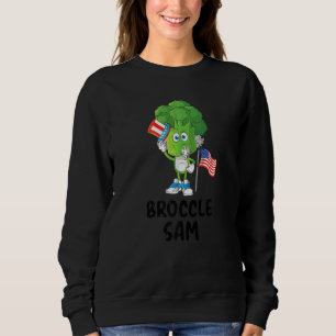 Camiseta Broccle Sam Usa American Flag Patriótico 4º De Jul