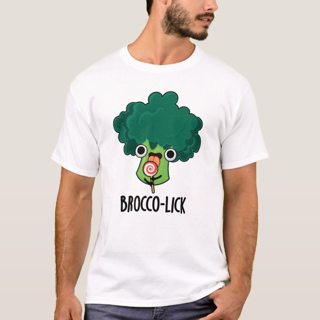 Camiseta Brocco lambk Funny Veggie Broccoli Pun (Frente)