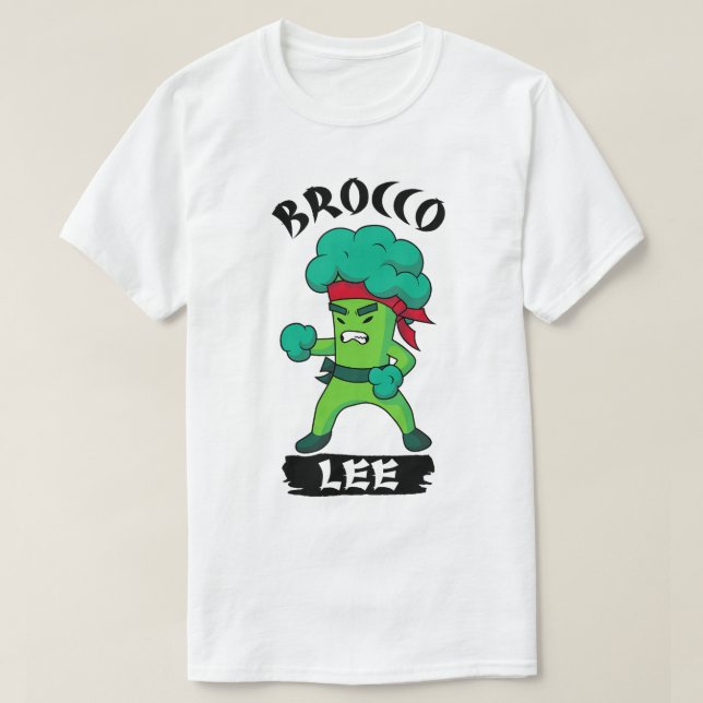 Camiseta Brocco Lee Broccoli Meme 1 (Frente do Design)