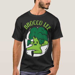 Camiseta Brocco Lee Broccoli Vegan Vegetal Saudável