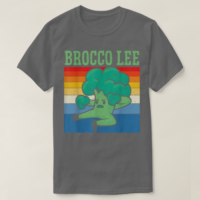 Camiseta Brocco Lee Vegetariano Vegan Broccoli T-S (Frente do Design)