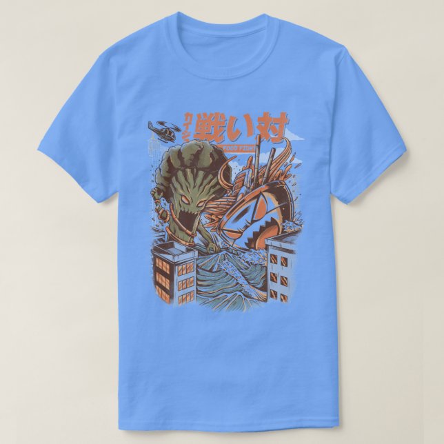 Camiseta Brocco vs Ramen Kaijus (Frente do Design)