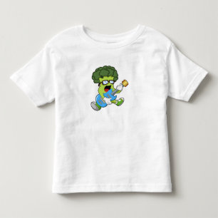 Camiseta Broccoli como músico com violão