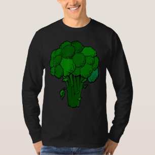 Camiseta Broccoli é vegetariano gráfico divertido da vida