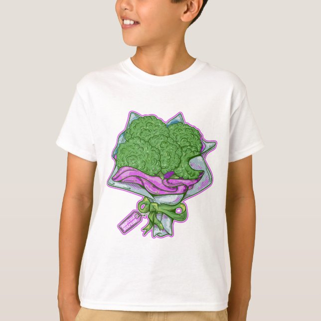 Camiseta Broccoli Lover Buquê Engraçado (Frente)