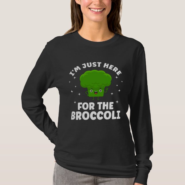 Camiseta Broccoli  Vegetable Vegetarian Broccoli Vegan Food (Frente)