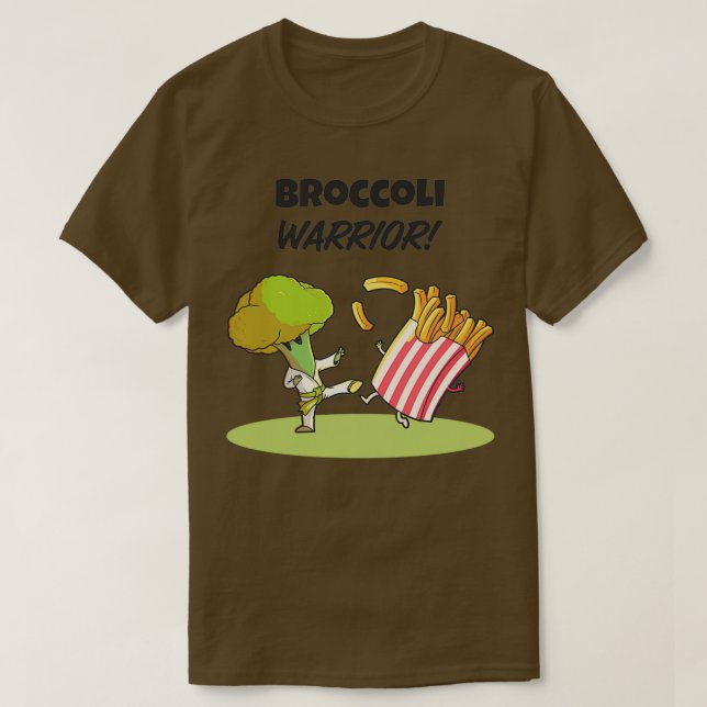 Camiseta Broccoli Warrior (Frente do Design)