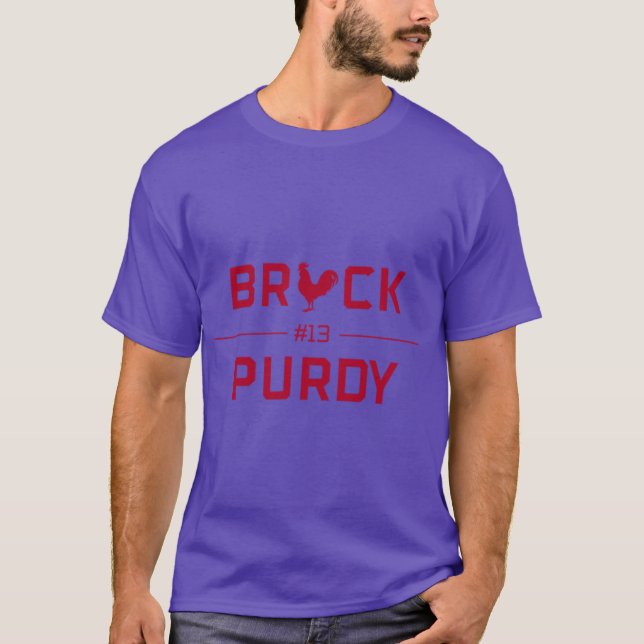 Camiseta BROCK PURDY 13 red Oversize (Frente)