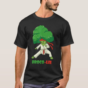 Camiseta Broco Lee Vegetarian Broccoli Karate