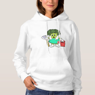 Camiseta Brócolis como Agricultor com lata