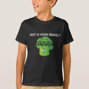 Camiseta Brócolis de Cartoon Bonito que você não gosta de b