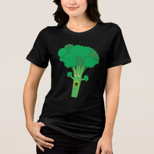 Camiseta Brócolis Engraçado Vegetal
