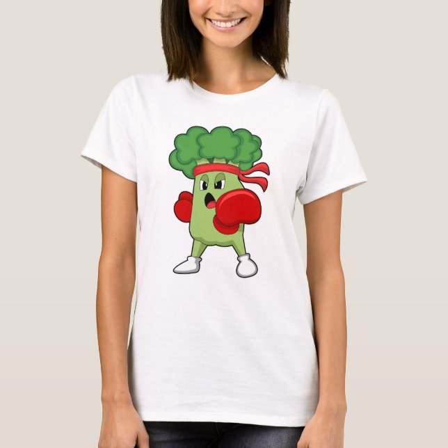 Camiseta Brócolis na caixa com luvas in a box (Frente)