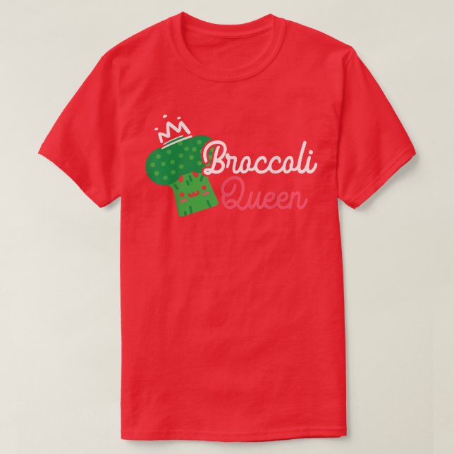 Camiseta Brócolis Rainha Brocohola Vegetariana Ve (Frente do Design)